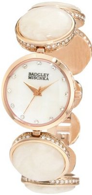 Badgley Mischka BA/1198MPRG Swarovski Crystals Accented Rosegold-Tone