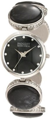 Badgley Mischka BA/1199BMSV Swarovski Crystals Accented Silver-Tone