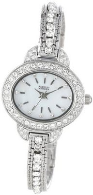 Badgley Mischka BA/1301WMSB Swarovski Crystal Accented Silver-Tone Multi-Strand Bracelet