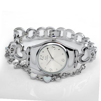 Baidi BBD-71098S Classic Analog Stainless Steel Bracelet Silver