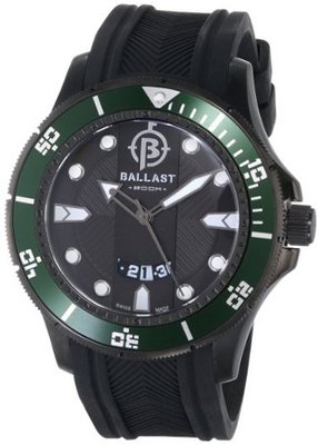 Ballast BL-3114-0B Vanguard Analog Display Swiss Quartz Black