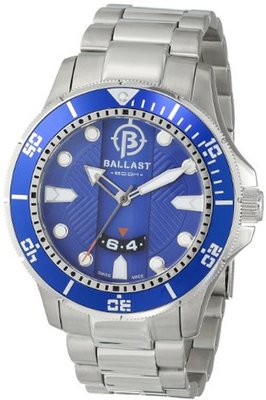 Ballast BL-3114-33 Vanguard Analog Display Swiss Quartz Silver