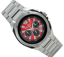 Ballistic BWC102 Cyclone Chronograph Silver Red