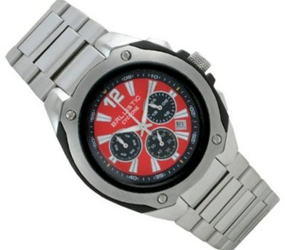 Ballistic BWC102 Cyclone Chronograph Silver Red