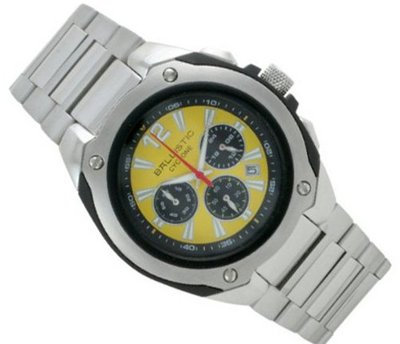 Ballistic BWC104 Cyclone Chronograph Silver Yellow
