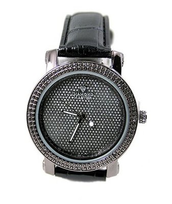 Black Diamond Accent Dress Ice Bling Black Flash Quartz