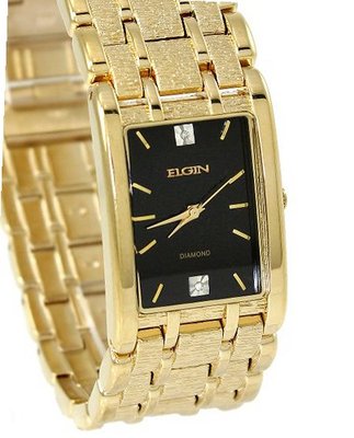 Elgin Business Dress Gold Tone 28mm Bezel