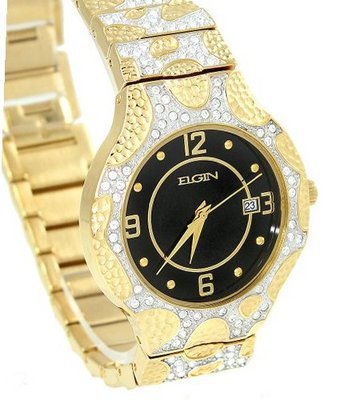 Elgin Business Dress Two Tone 38mm Cz Bezel