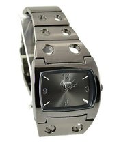 Gunmetal Tank Designer Styling 44mm Bezel Link Bracelet