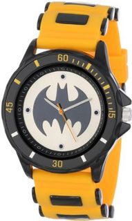 Batman BAT9065 Yellow Rubber Strap Analog