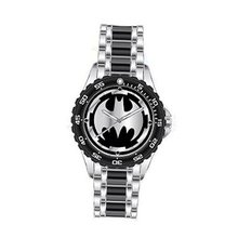Batman Logo with Black Metal Bracelet Band (BAT8025)