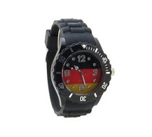 Germany Flag Black Silicone Band