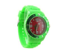 Morocco Flag Green Silicone Band