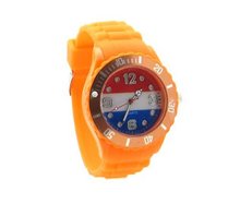 Netherlands Flag Orange Silicone Band