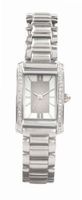 BCBGirls GL4064 Crystal Accented Make Me Blush Collection White & Silver