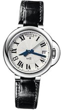 Bedat No. 8 Silver Dial Black Alligator Leather Ladies 828.010.600