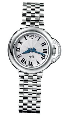 Bedat No. 8 Stainless Steel & Diamond Luxury Swiss 827.021.600