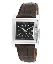 No.1 Automatic/Mechanical Black Dial Dark Brown Genuine Alligator