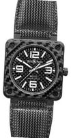 Bell and Ross Aviation Carbon Fiber Black Dial 46 MM Automatic BR-01-92-CARBON-FIBER