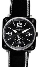 Bell & Ross Aviation Br-S Quartz Midsize BR-S-BLACK-CERAMIC-DIAMONDS-LS