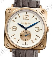 Bell & Ross BR Instrument BR-S Gold Silver dial
