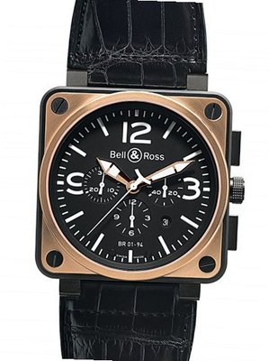 Bell & Ross BR Instrument BR01-94 Pink Gold & Carbon