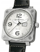 Bell & Ross BR Instrument BR01-96 Big Date White Dial