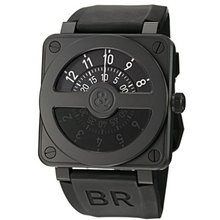Bell & Ross BR01-92COMPASS Aviation Black Rubber Strap