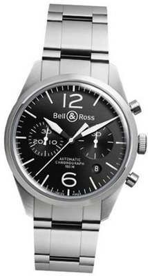Bell & Ross Vintage Original Br 126 Br126-Original-Black-Ss