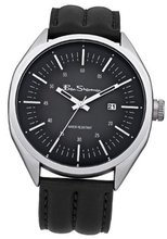 Ben Sherman BS010 All Black Leather Strap