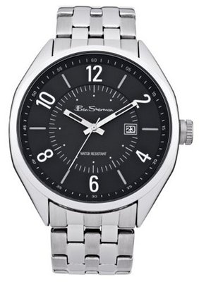 Ben Sherman BS015 Black and Silver Bracelet