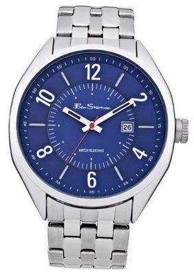 Ben Sherman BS016 Blue and Silver Bracelet