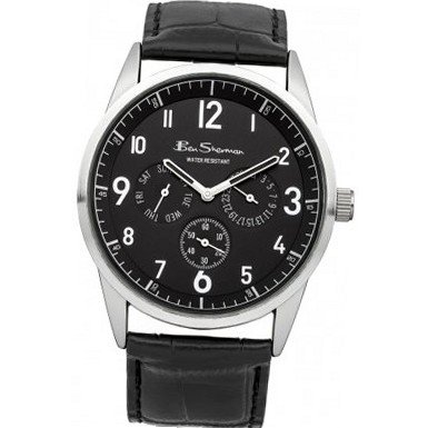 Ben Sherman BS051 All Black Leather Strap