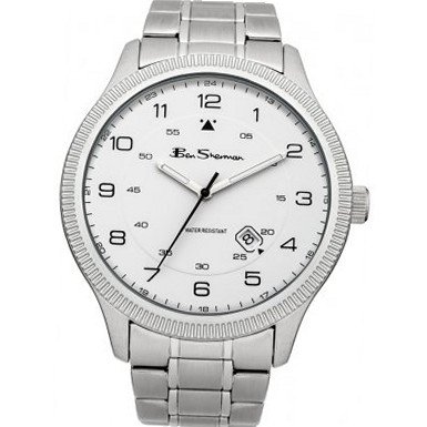 Ben Sherman BS065 White and Silver Bracelet