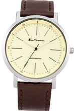 Ben Sherman BS076 Champagne and Brown Leather Strap