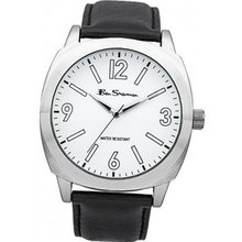 Ben Sherman BS080 Black Leather Strap