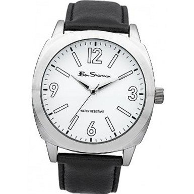 Ben Sherman BS080 Black Leather Strap