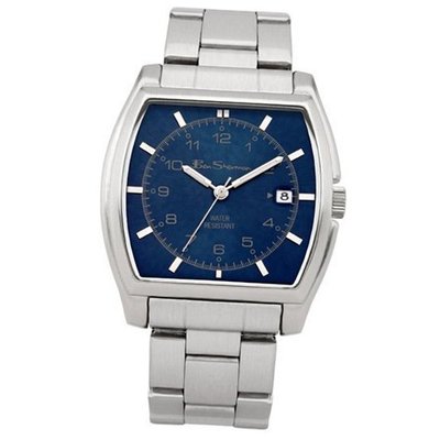 Ben Sherman Gents Analogue Date Blue Dial Silver Tone Bracelet Strap R872