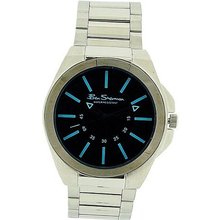 Ben Sherman Gents Blue Dial Silver Tone Metal Bracelet Strap Dress BS040