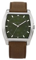 Ben Sherman Quartz with Green Dial Analogue Display and Brown PU Strap BS043
