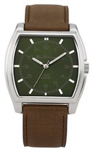 Ben Sherman Quartz with Green Dial Analogue Display and Brown PU Strap BS043