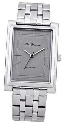 Ben Sherman Quartz with Grey Dial Analogue Display and Silver Stainless Steel Bracelet BS003