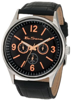 Ben Sherman R803.03BS Black Pyramid Dial Black Croc Strap