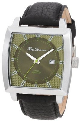 Ben Sherman R821.03BS Retro Olive Sunray Dial Black Strap