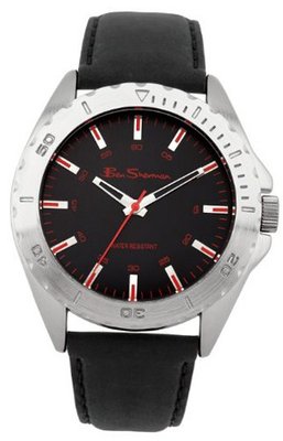 Ben Sherman R912 Black Leather Strap
