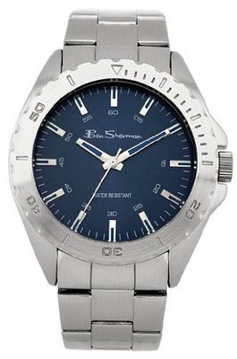 Ben Sherman R959 Blue and Silver Bracelet