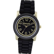 Bench BC0404GDBK Ladies Black Silicone