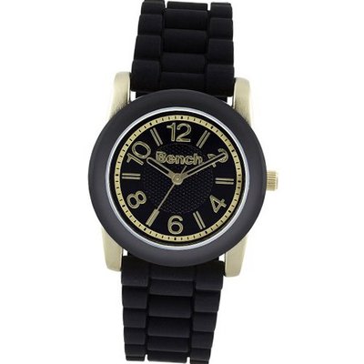 Bench BC0404GDBK Ladies Black Silicone