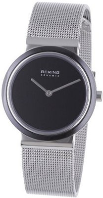 Bering Time 10729-042 Ladies Ceramic Silver Mesh