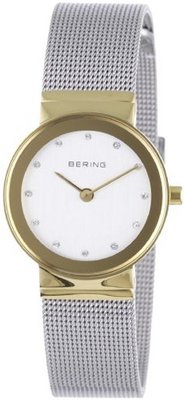 Bering Time 10126-001 Ladies Silver Mesh